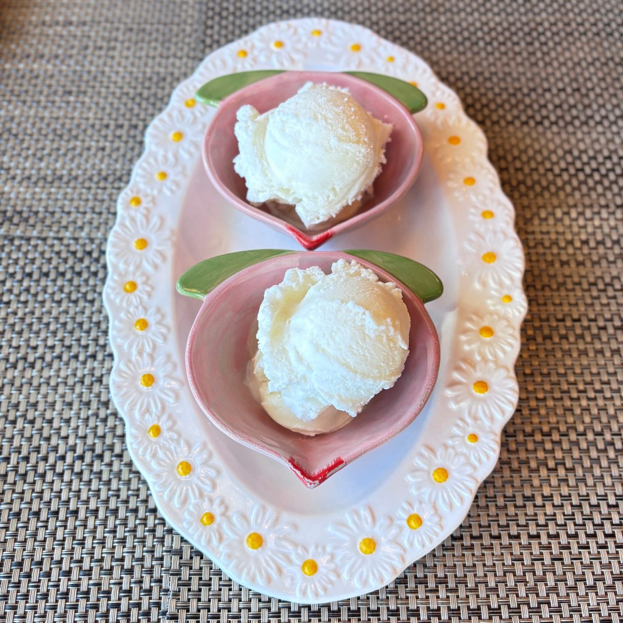 Coconut Ice Cream.