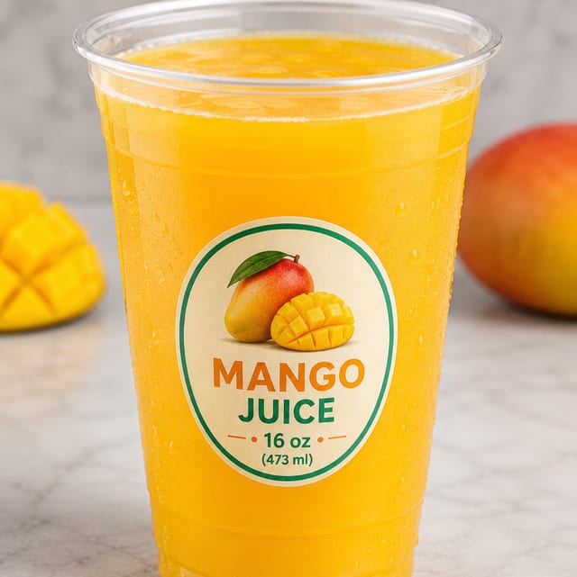 Mango juice.