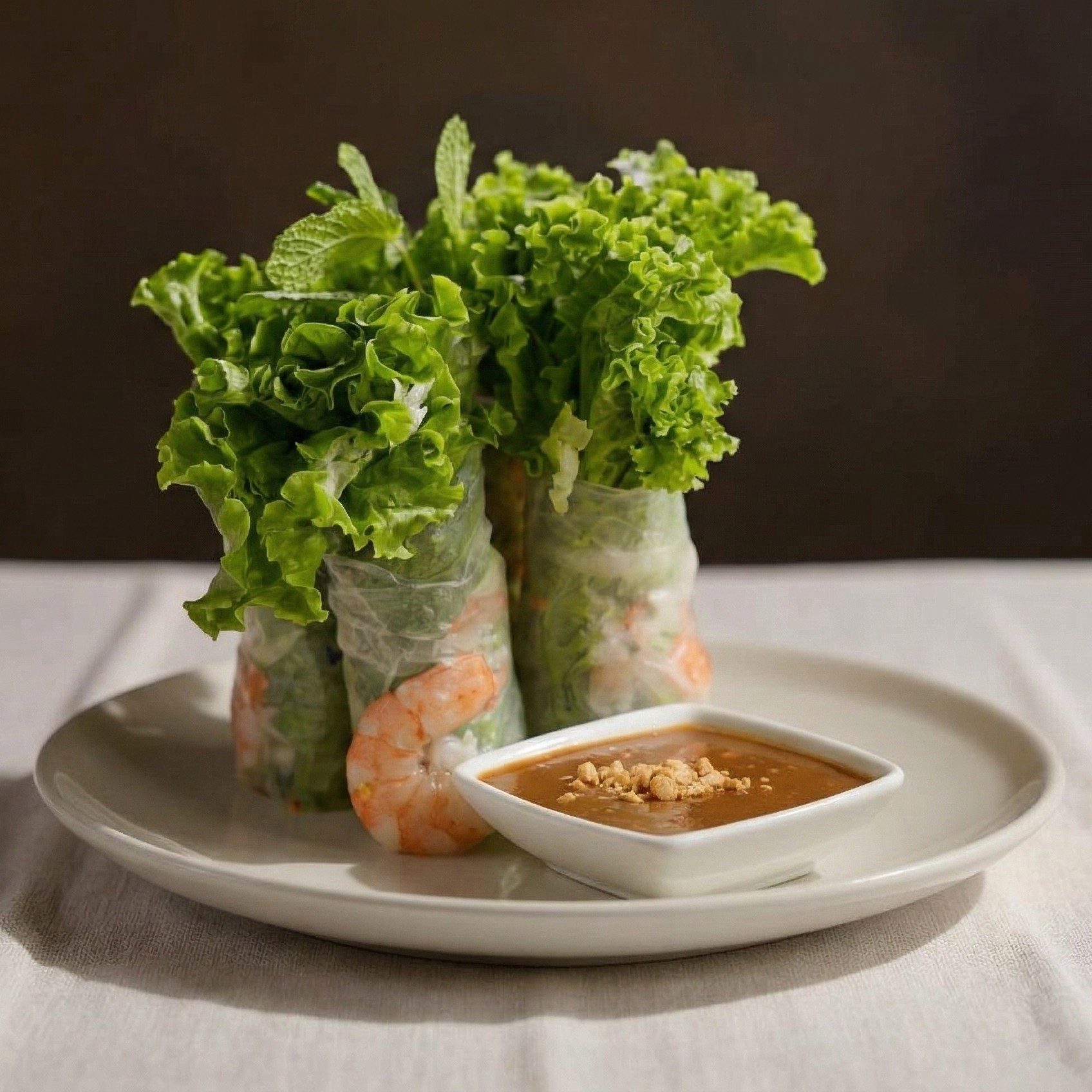 Fresh Rolls (Prawns or Tofu).