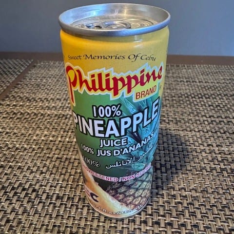 Pineapple juice.