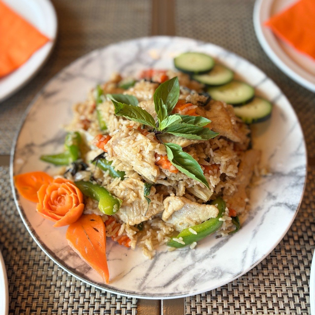Hot Basil Fried Rice.