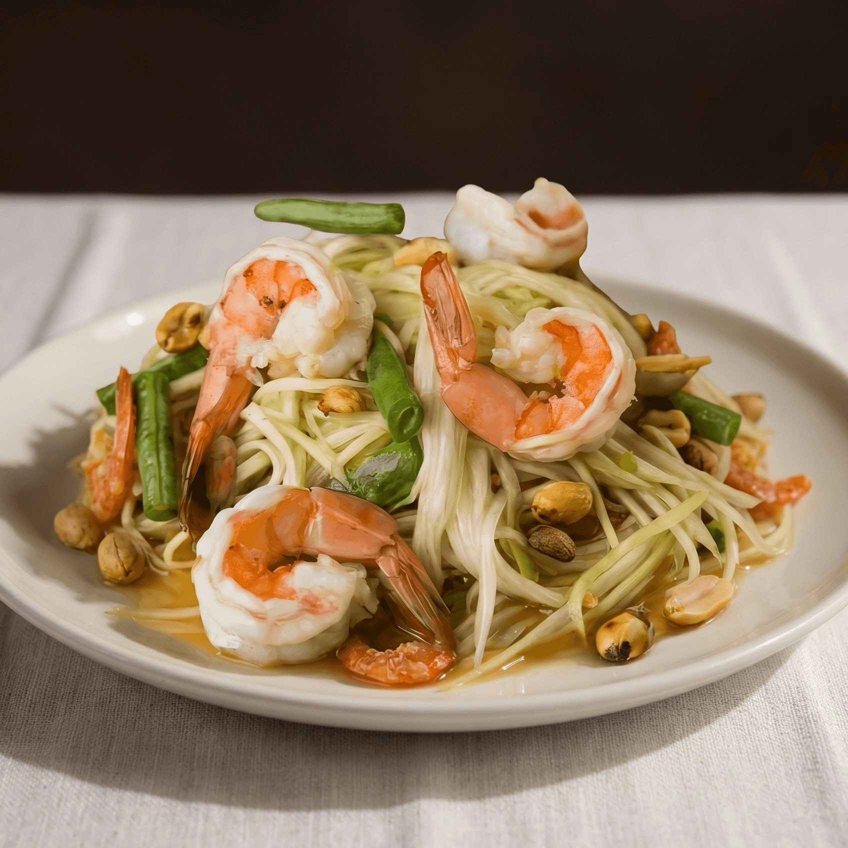 Som Tum (Papaya Salad).