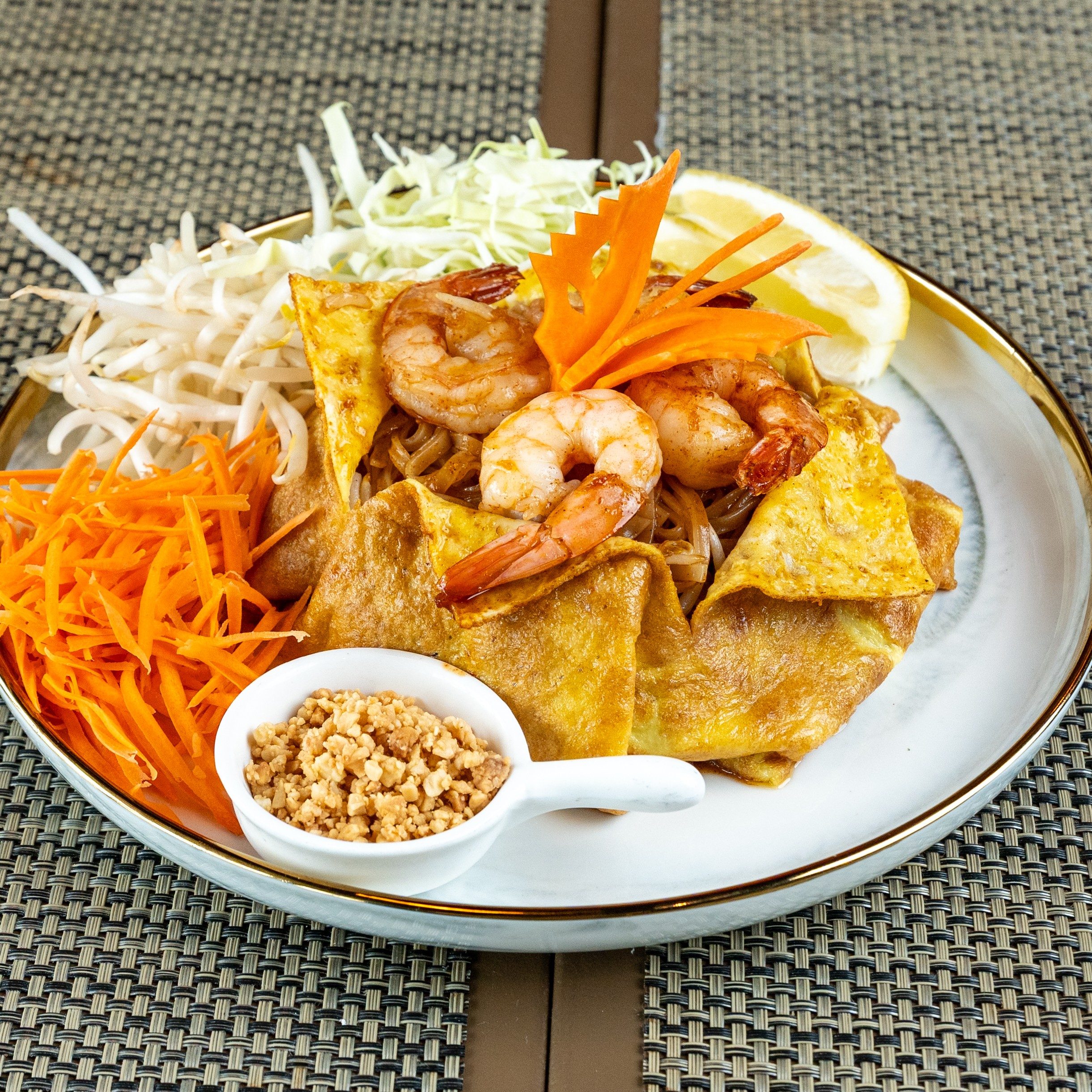 Egg-Wrapped Pad Thai.