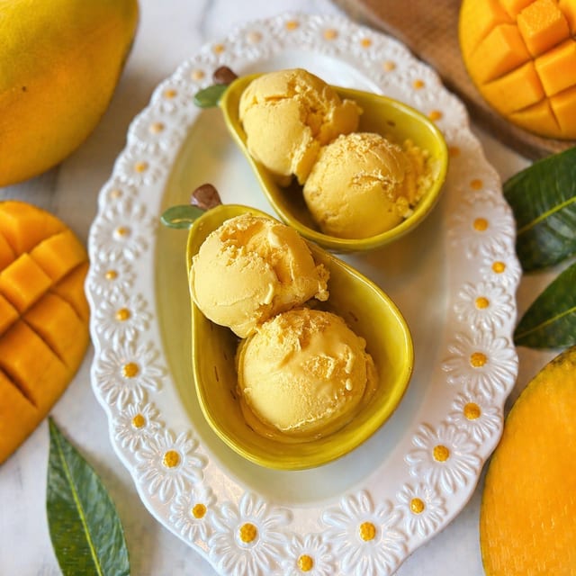 Mango Ice Cream.