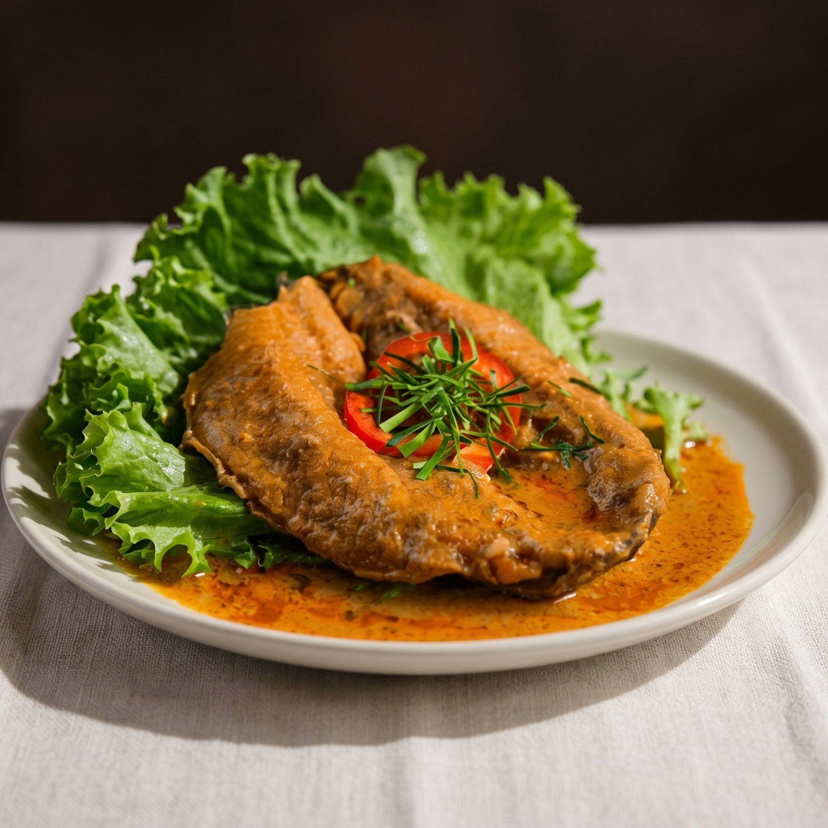Crispy Trout Curry.