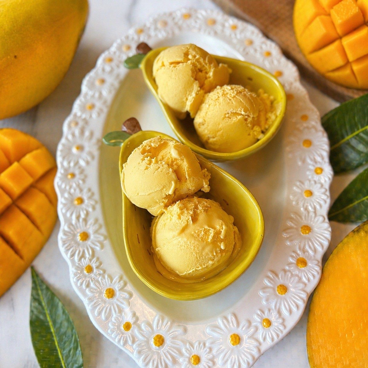 Mango Ice Cream.
