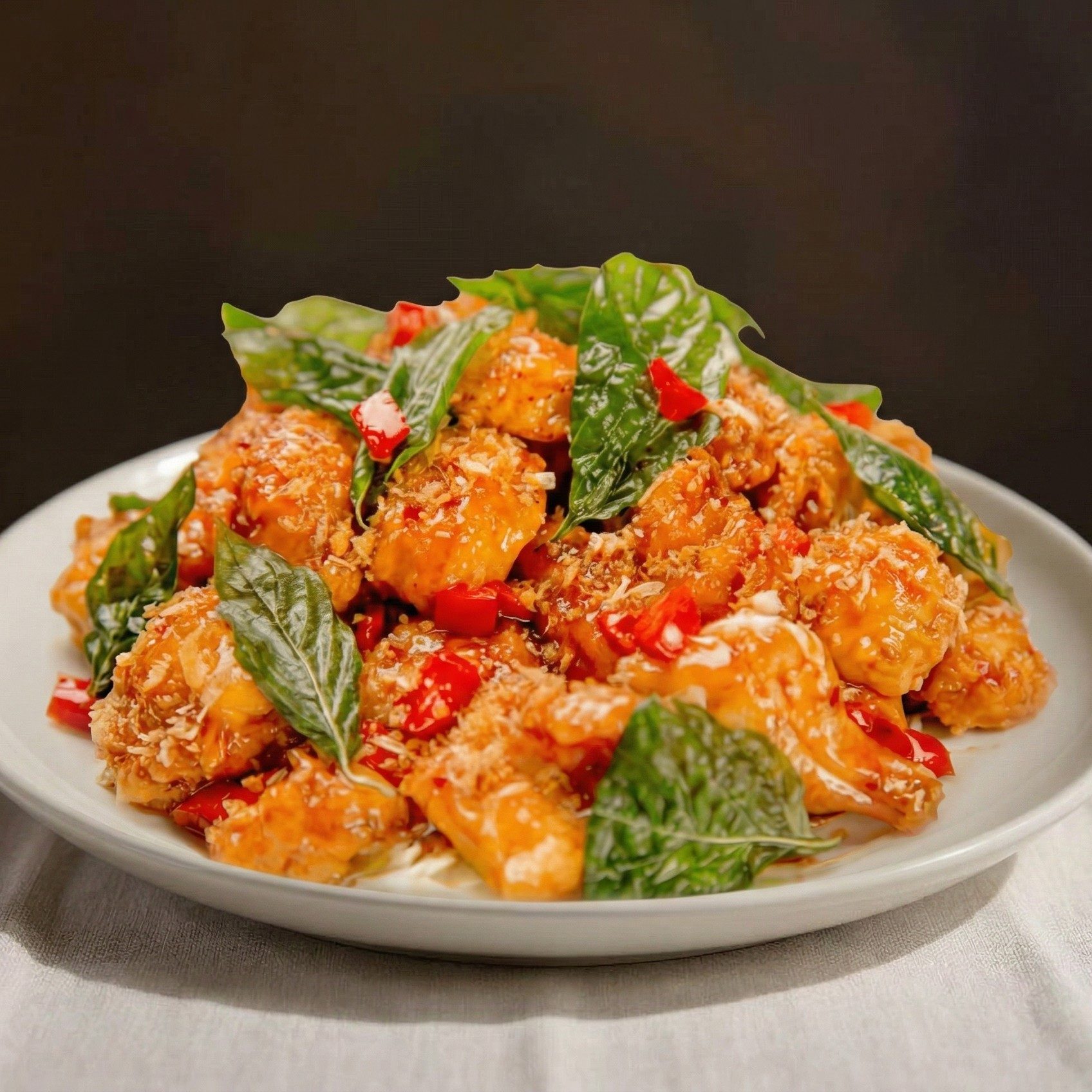 Crispy Garlic Chicken.